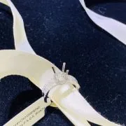 VỎ NHẪN KIM CƯƠNG VÀNG TRẮNG 18K NL57 - Hình ảnh 3