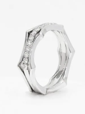 NHẪN KIM CƯƠNG THIÊN NHIÊN 18K RL585.23041 - Hình ảnh 2
