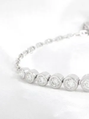 Lắc tay đính kim cươnɡ thiên nhiên BR037.12101.30 - Hình ảnh 3