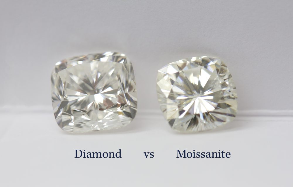 Kim cương Moissanite và kim cương tự nhiên 2