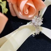 VỎ NHẪN KIM CƯƠNG VÀNG TRẮNG 18K NL15 - Hình ảnh 3