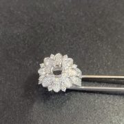 VỎ NHẪN KIM CƯƠNG VÀNG TRẮNG 18K Nl1706 - Hình ảnh 3