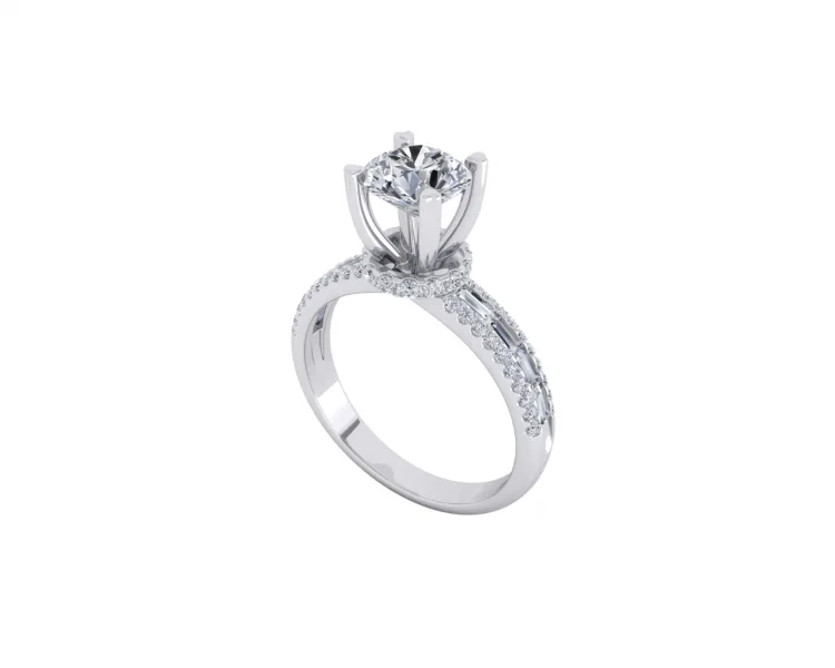 Nhẫn cưới vàng trắng đẹp nhất thế giới
