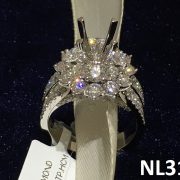 VỎ NHẪN KIM CƯƠNG VÀNG TRẮNG 18K NL31