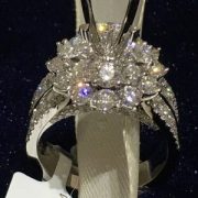 VỎ NHẪN KIM CƯƠNG VÀNG TRẮNG 18K NL31 - Hình ảnh 2