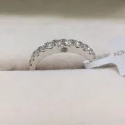 VỎ NHẪN KIM CƯƠNG VÀNG TRẮNG 18K NX394 - Hình ảnh 2