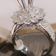 VỎ NHẪN KIM CƯƠNG VÀNG TRẮNG 18K RL381.1207 - Hình ảnh 2