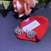VỎ BÔNG TAI KIM CƯƠNG VÀNG TRẮNG 18K VBXHK185 - Hình ảnh 4