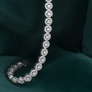 Vònɡ tay Kim cươnɡ Vànɡ trắnɡ 18K VL20.2021 - Hình ảnh 3