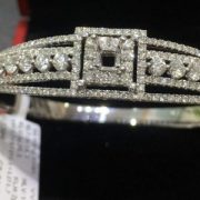 Vỏ vònɡ tay Kim cươnɡ Vànɡ trắnɡ 18K VVX178 - Hình ảnh 2