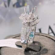 VỎ NHẪN KIM CƯƠNG VÀNG TRẮNG 18K RL340.107 - Hình ảnh 4
